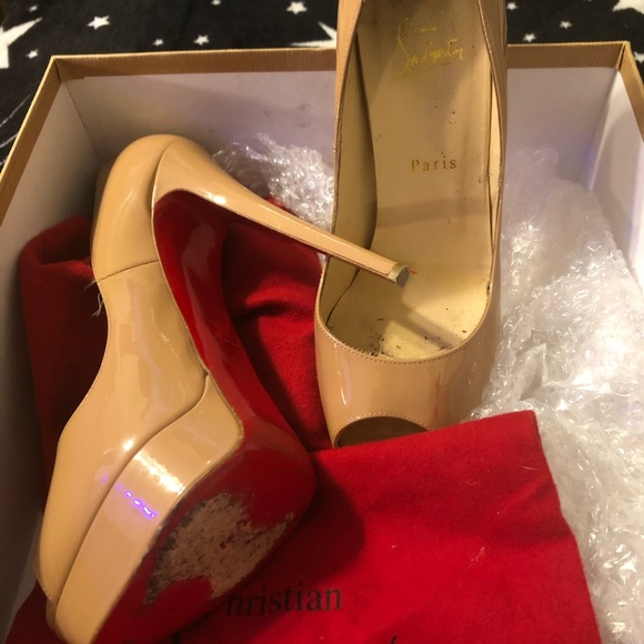 LOUBOUTIN LADY PEEP—SZ 41 - Picture 4 of 4